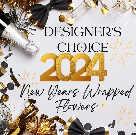 Designer\'s Choice - New Years Eve Wrapped Flowers